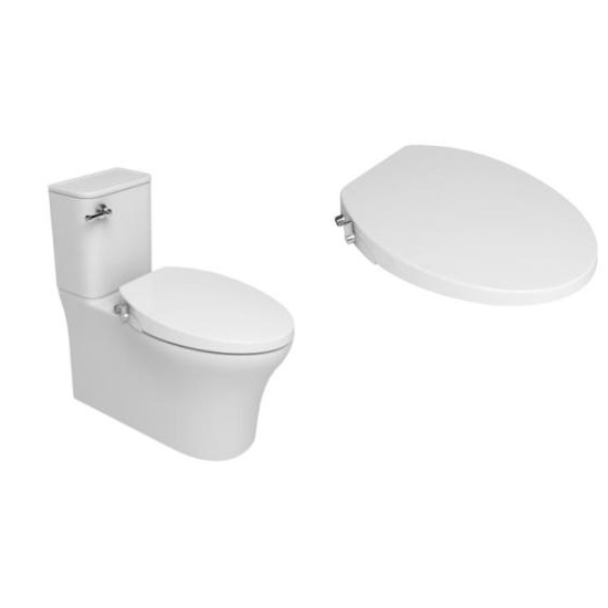 US elongated style one piece design manual toilet bidet seat TB-106