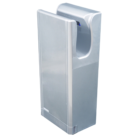 Blue Dry Eco fast blade hand dryer with HEPA filter and UV light, adjustable airspeed and temperature